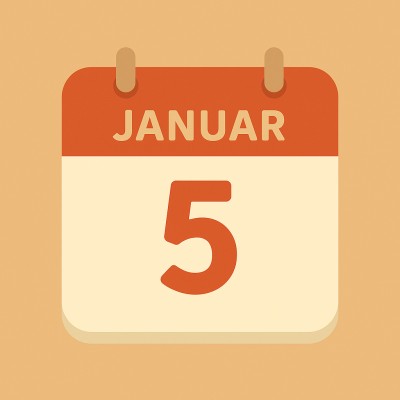 Historischer Kalender – 5. Januar